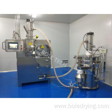 Dry granulation roller compactor for pharmaceutical powder